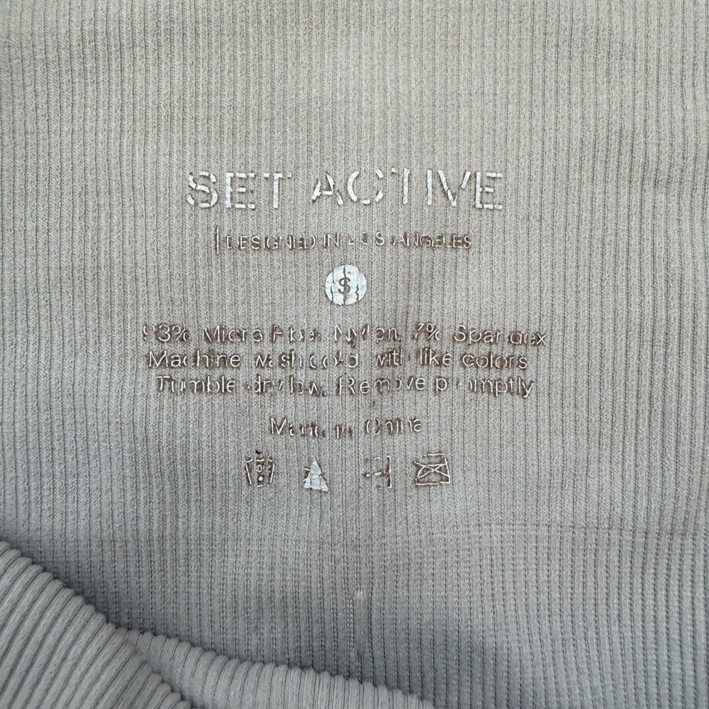 SET Active Ribbed Sports Bra - Picture 4 of 5